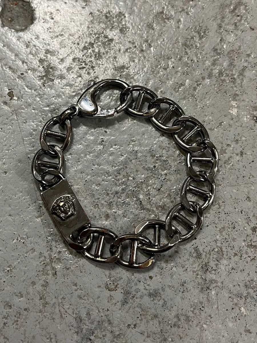 2000s Gianni Versace Medusa Stainles Steel Bracelet ePfsgGK 4
