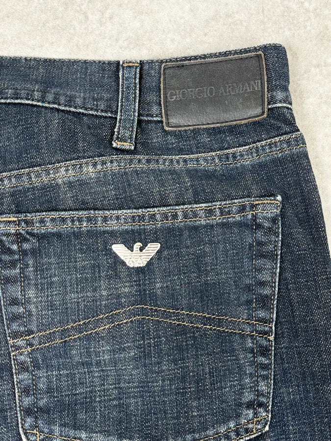 2000s Giorgio Armani Navy Brut Jeans  ghmdbUV 8