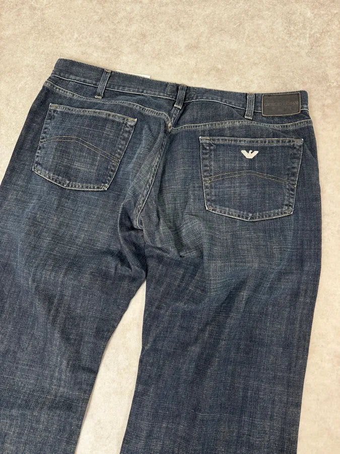 2000s Giorgio Armani Navy Brut Jeans  ghmdbUV 6
