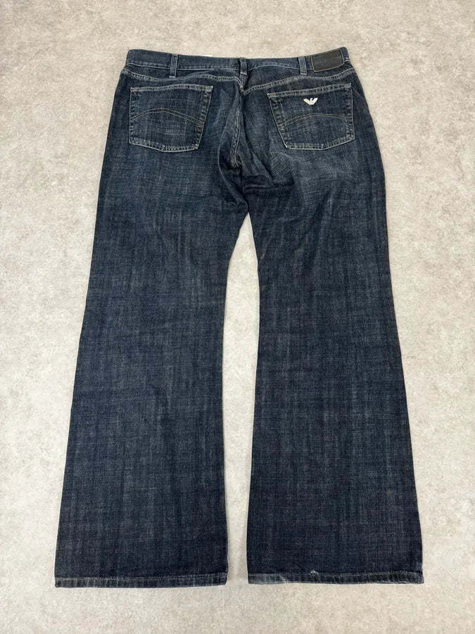 2000s Giorgio Armani Navy Brut Jeans  ghmdbUV 4