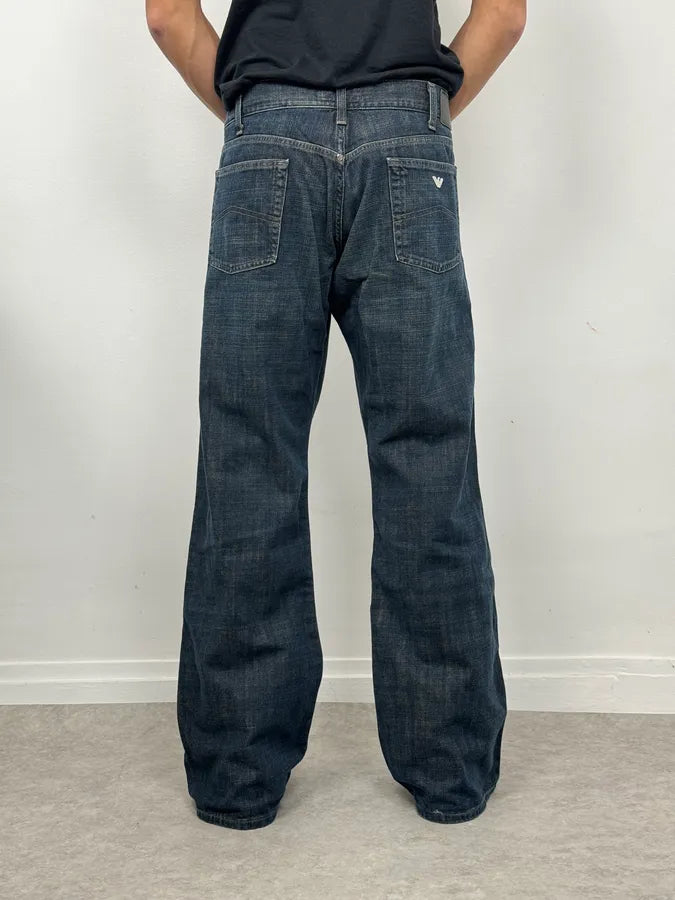 2000s Giorgio Armani Navy Brut Jeans  ghmdbUV 3