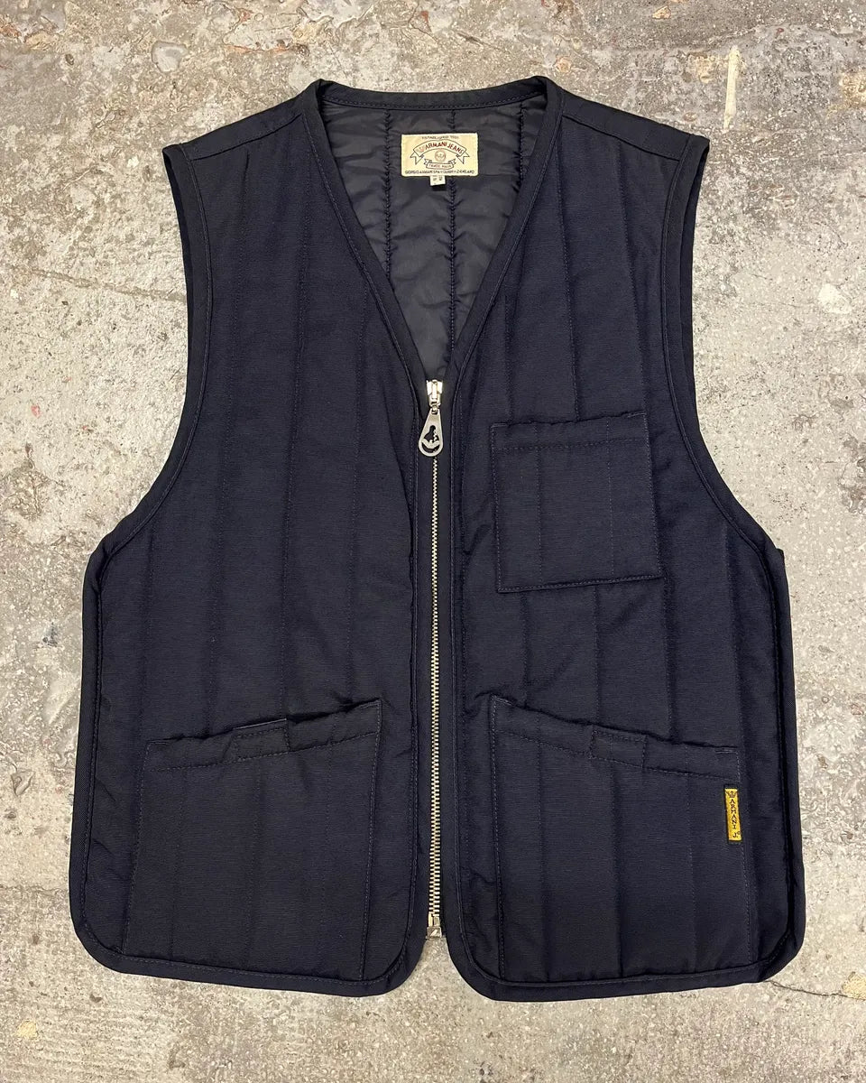 2000s Giorgio Armani Navy Tactical Bullet Vest Jacket (M/L) 0
