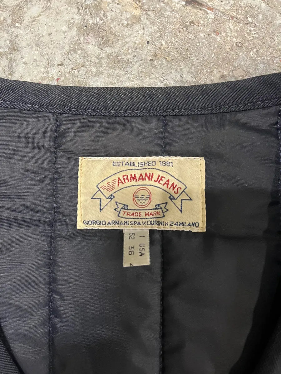 2000s Giorgio Armani Navy Tactical Bullet Vest Jacket (M/L) 5