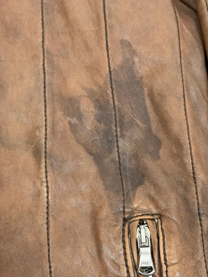 2000s Giorgio Brato Brown Leather Bomber Jacket PEryohP 8