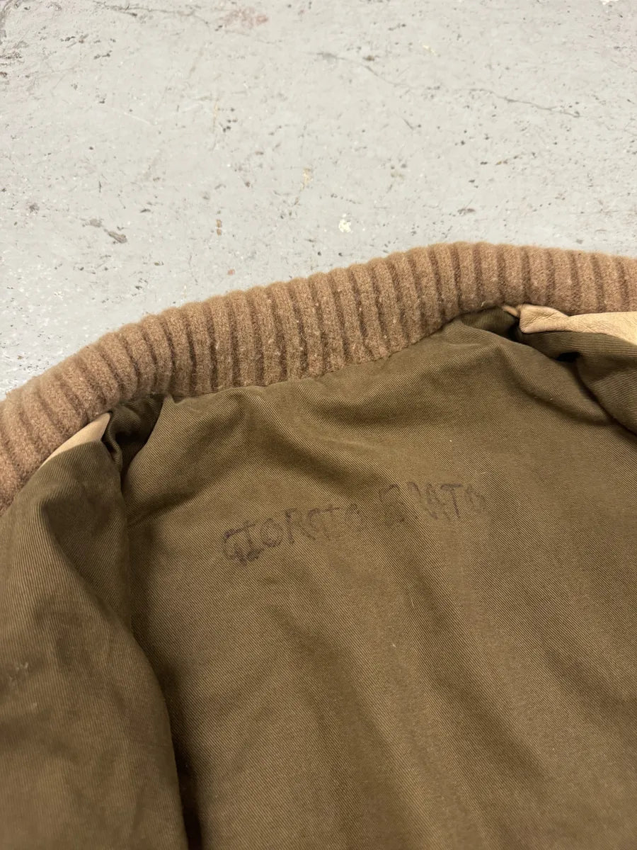 2000s Giorgio Brato Beige Camel Leather Jacket  SpEcYtp 8