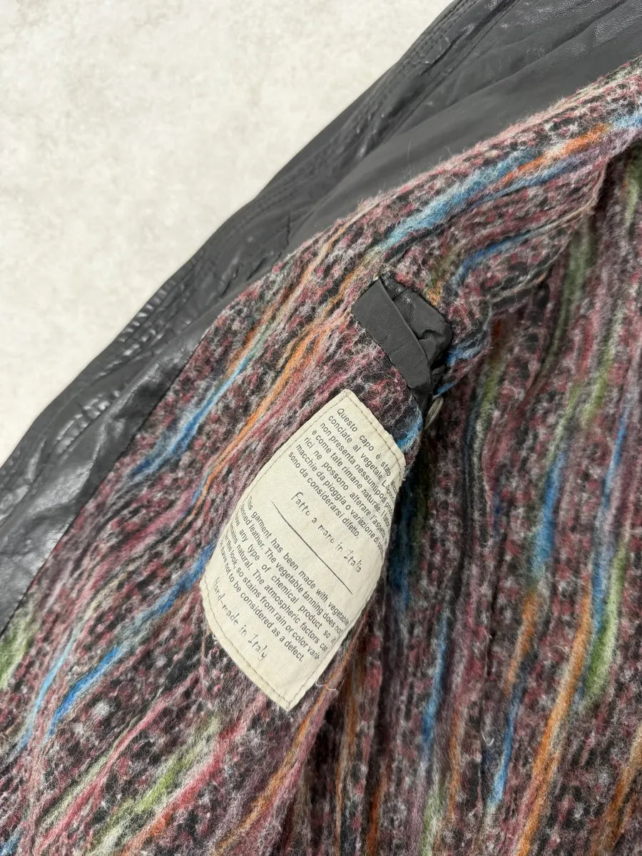 2000s Giorgio Brato Black Avant-Garde Leather Jacket ARUWhcs 9