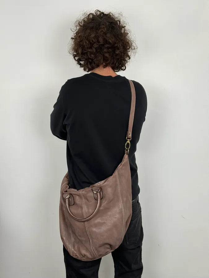 2000s Giorgio Brato Brut Grey Leather Daily Bag XrJqwKg 1