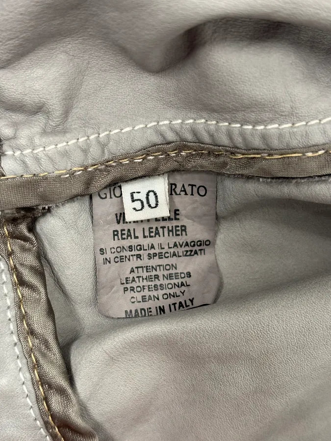 2000s Giorgio Brato Grey Suede Multi-Pocket Leather Jacket dwpbArW 10