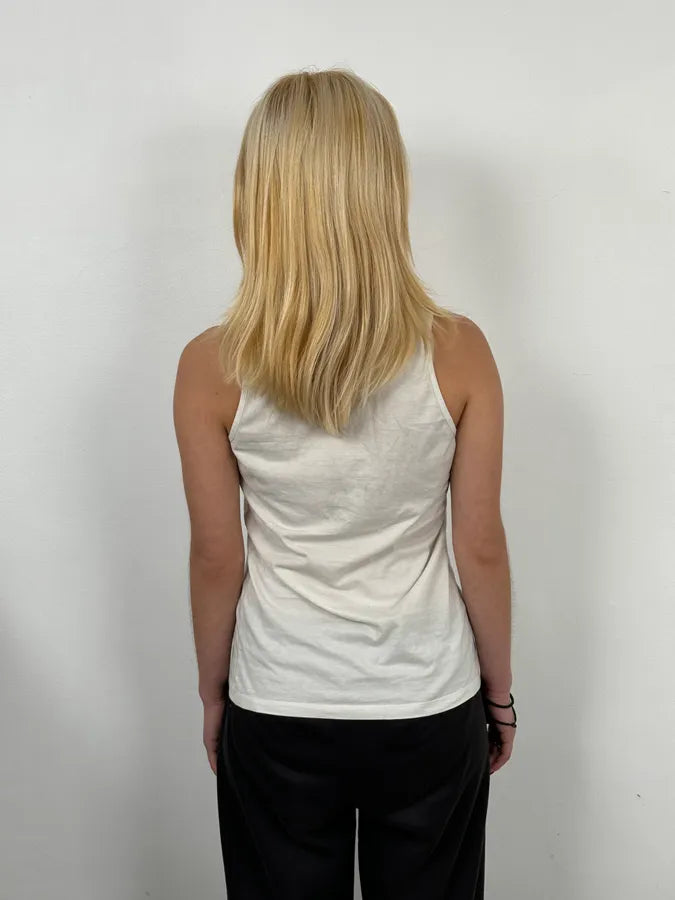 2000s Givenchy Angel White Tank Top WRQstkd 2