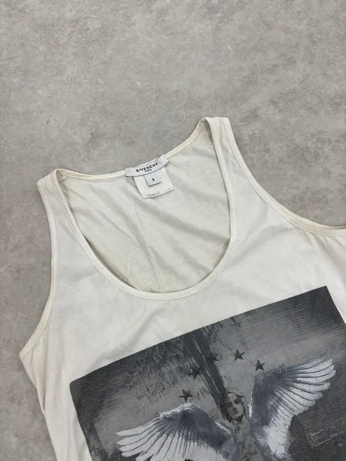 2000s Givenchy Angel White Tank Top WRQstkd 4