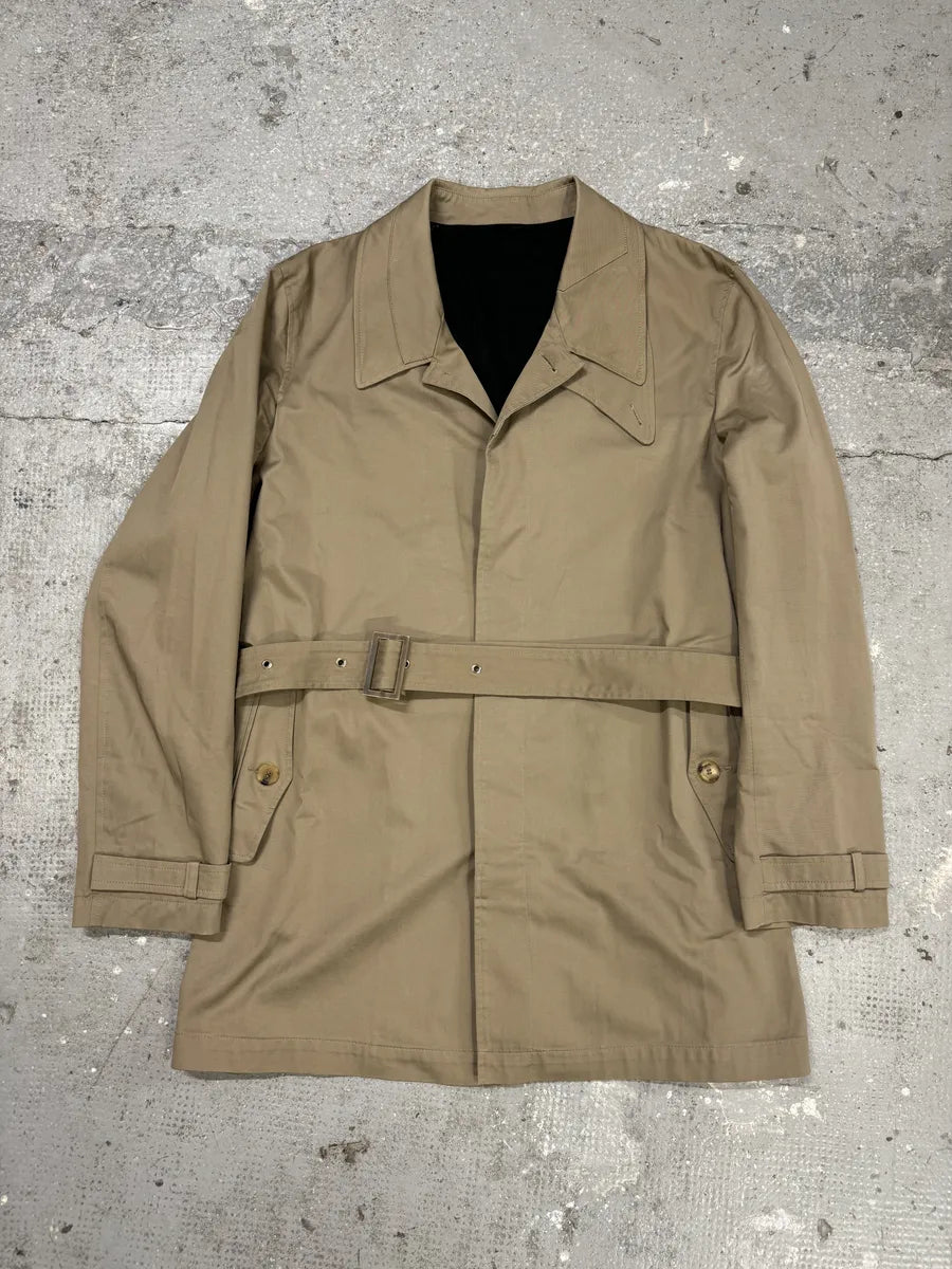 2000s Givenchy Beige Short Trench Belted Jacket lvMcgIa 0
