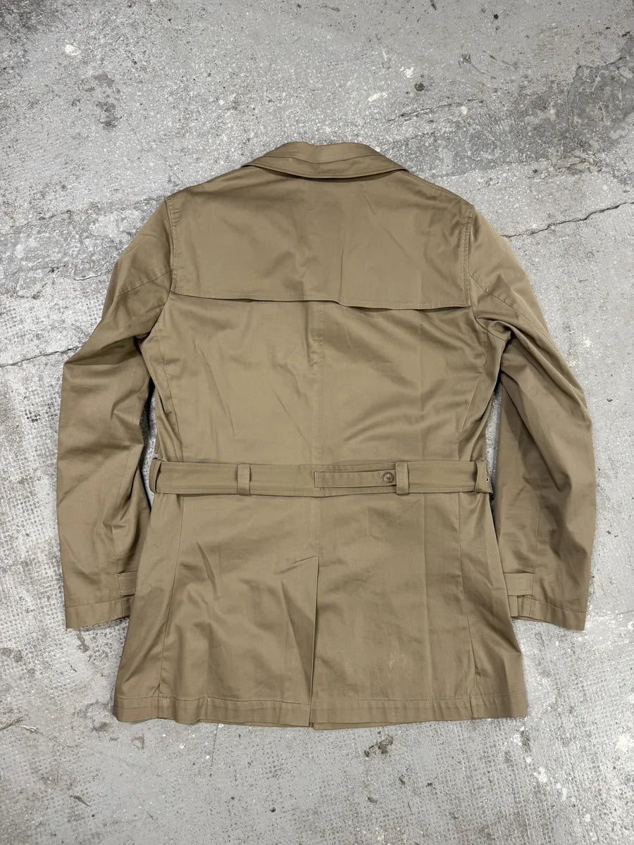 2000s Givenchy Beige Short Trench Belted Jacket lvMcgIa 1