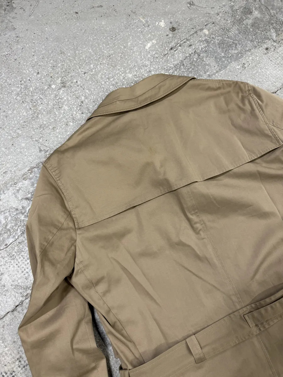 2000s Givenchy Beige Short Trench Belted Jacket lvMcgIa 6