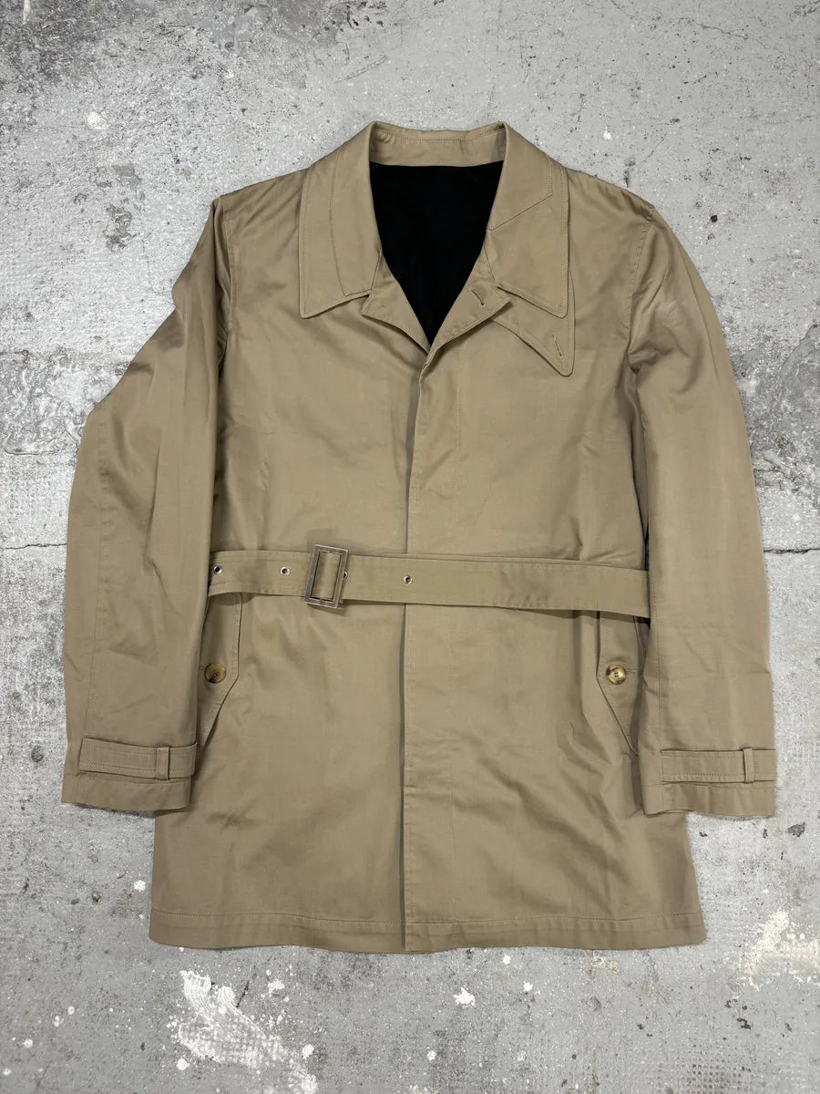 2000s Givenchy Beige Short Trench Belted Jacket lvMcgIa 7