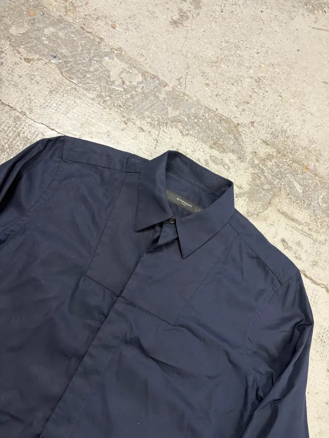 2000s Givenchy Navy Classy Mafia Shirt MLjGjAB 3