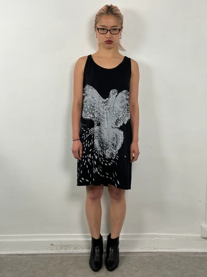 2010s Givenchy Black Majestic Bird Dress rddzawg 1