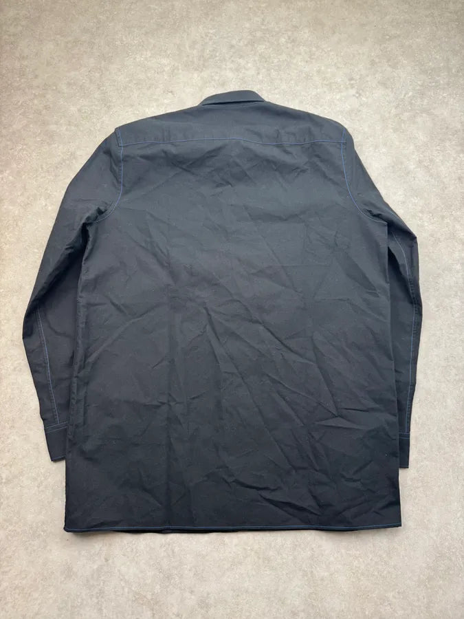 SS2016 Givenchy Dark Navy Worker Shirt by Riccardo Tisci cQAWWrs 5
