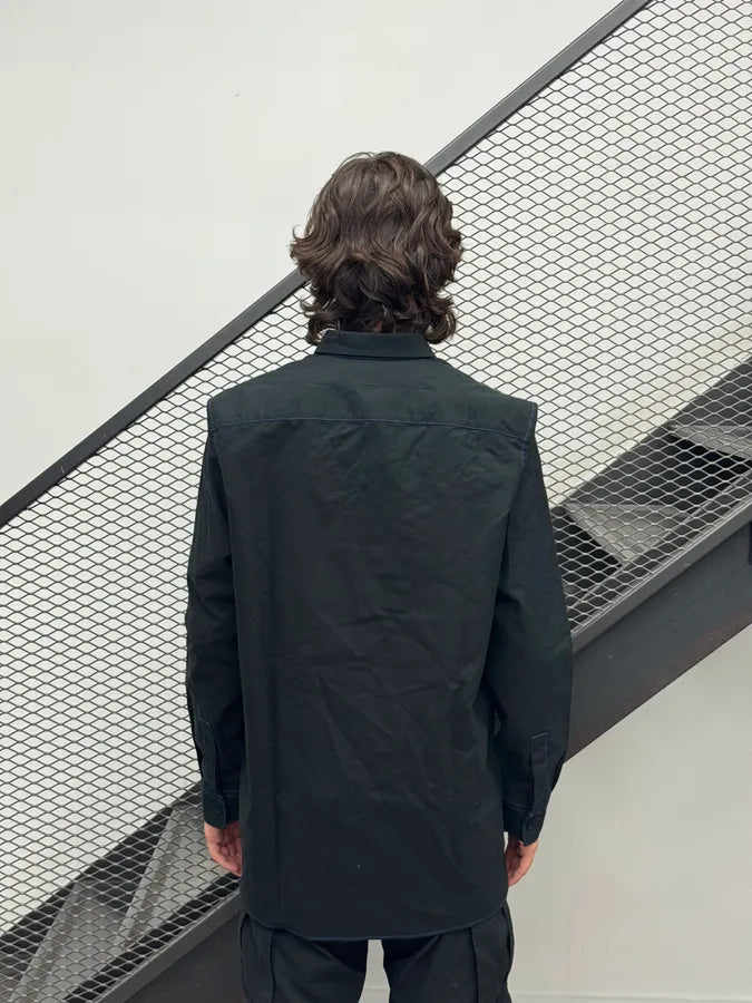SS2016 Givenchy Dark Navy Worker Shirt by Riccardo Tisci cQAWWrs 2