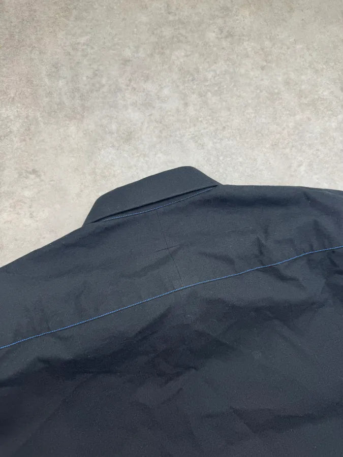 SS2016 Givenchy Dark Navy Worker Shirt by Riccardo Tisci cQAWWrs 6