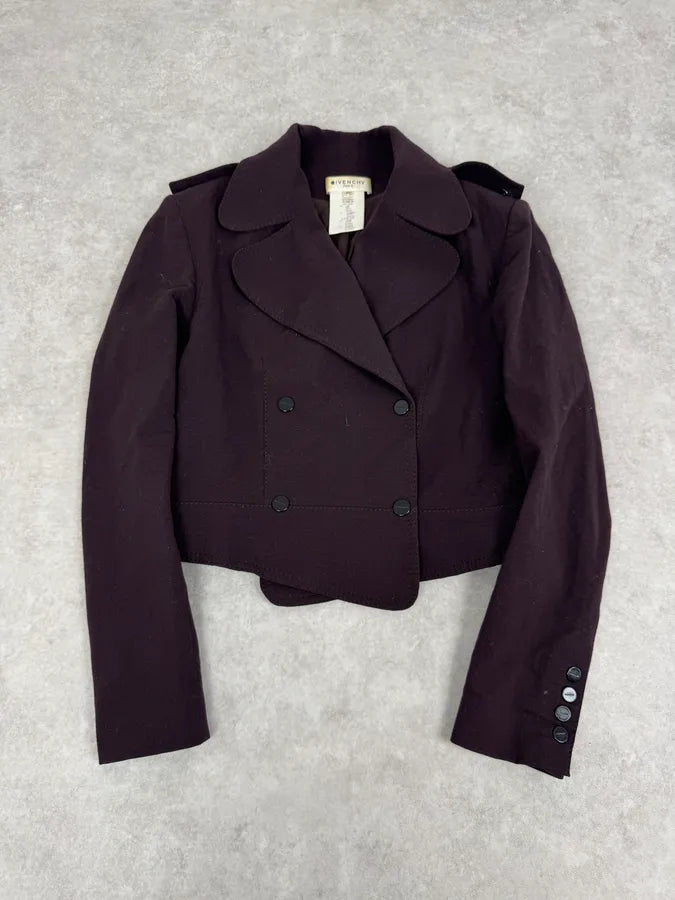 2000s Givenchy Mauve Purple Asymmetrical Jacket CVEHWxe 0
