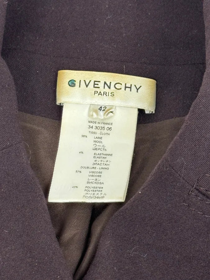2000s Givenchy Mauve Purple Asymmetrical Jacket CVEHWxe 10
