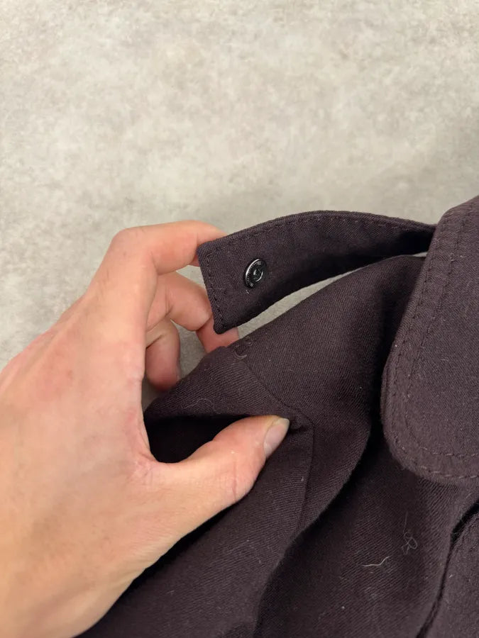 2000s Givenchy Mauve Purple Asymmetrical Jacket CVEHWxe 6