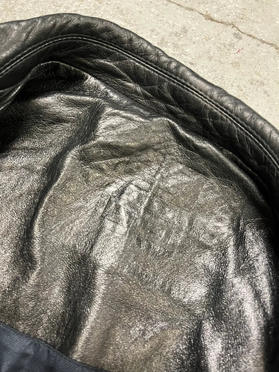 2000s Givenchy Multi-Pockets Aged Grey Leather Jacket yyQXGIO 8