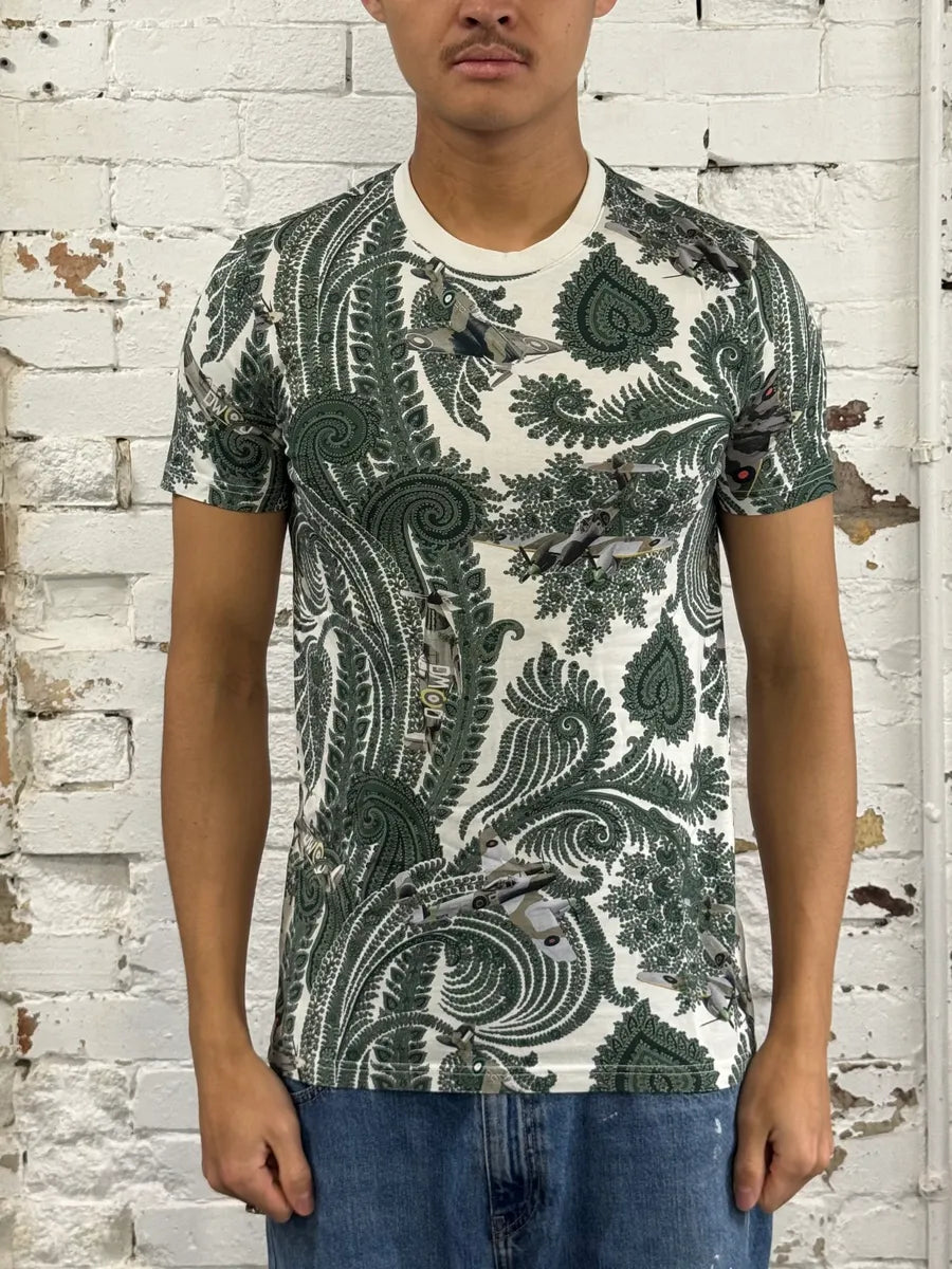 SS2013 Givenchy Planes War Green T-Shirt by Riccardo Tisci lMRtHsY 1