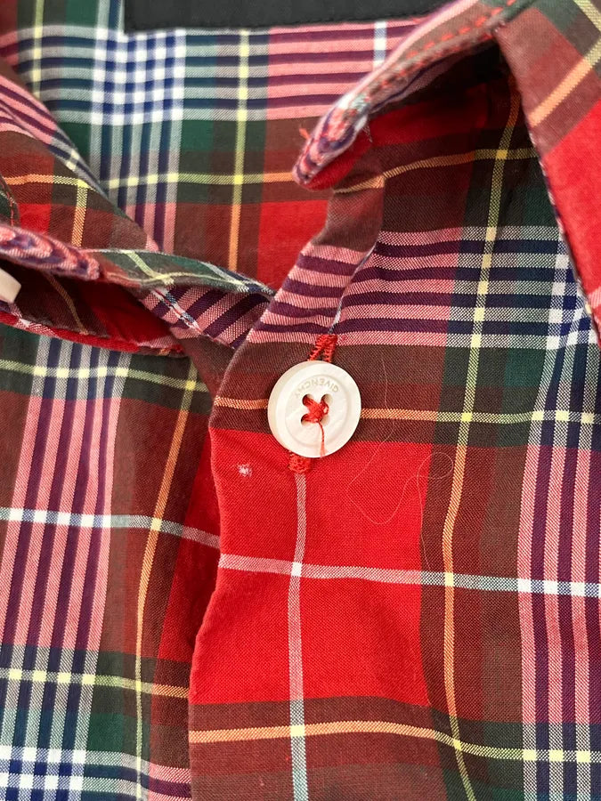 2000s Givenchy Red Tartan Shirt tZvHBcm 8