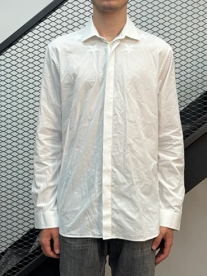 SS2017 Givenchy White Star Embroidered Shirt by Riccardo Tisci iwKuvbk 1