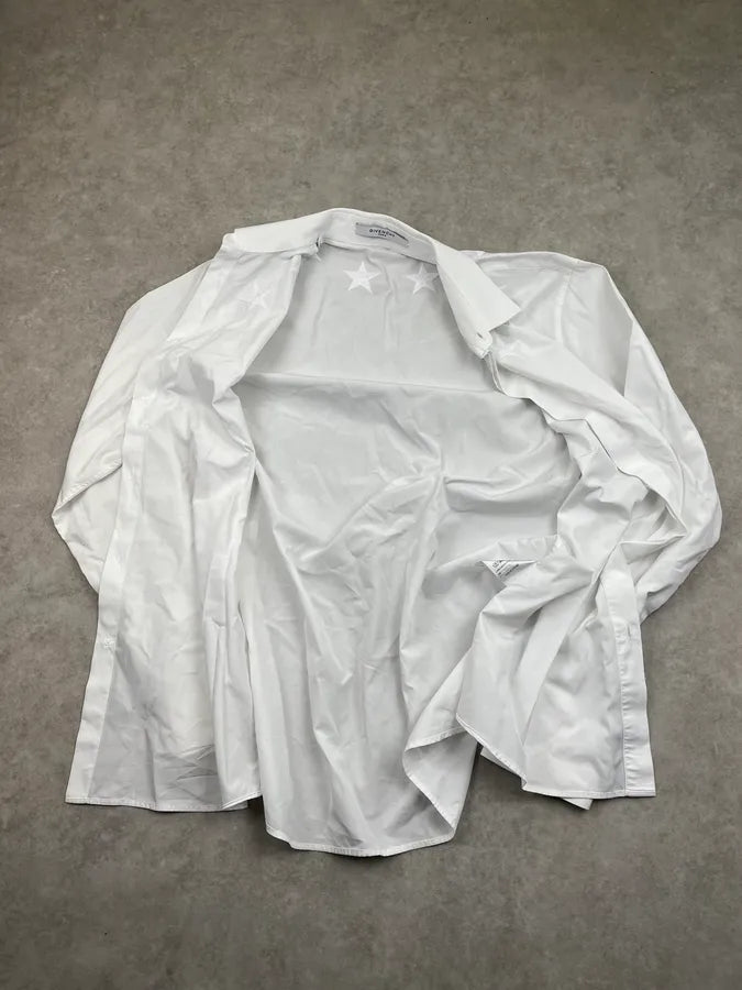 SS2017 Givenchy White Star Embroidered Shirt by Riccardo Tisci iwKuvbk 7