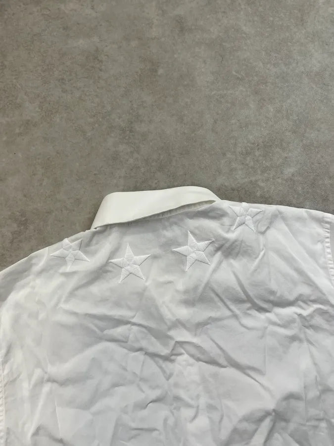 SS2015 Givenchy White Star Embroidered Shirt by Riccardo Tisci rtfheRe 8