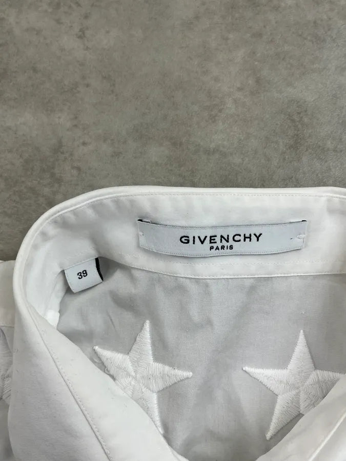 SS2015 Givenchy White Star Embroidered Shirt by Riccardo Tisci rtfheRe 9