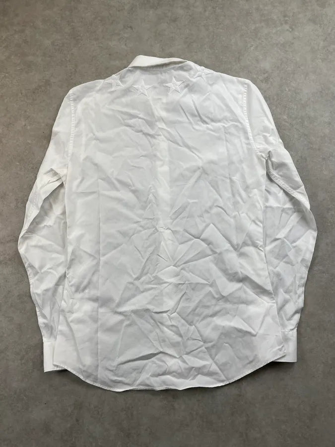 SS2015 Givenchy White Star Embroidered Shirt by Riccardo Tisci rtfheRe 5