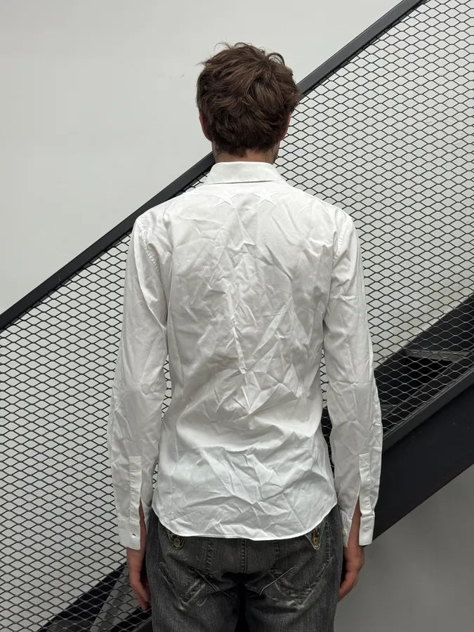 SS2015 Givenchy White Star Embroidered Shirt by Riccardo Tisci rtfheRe 2