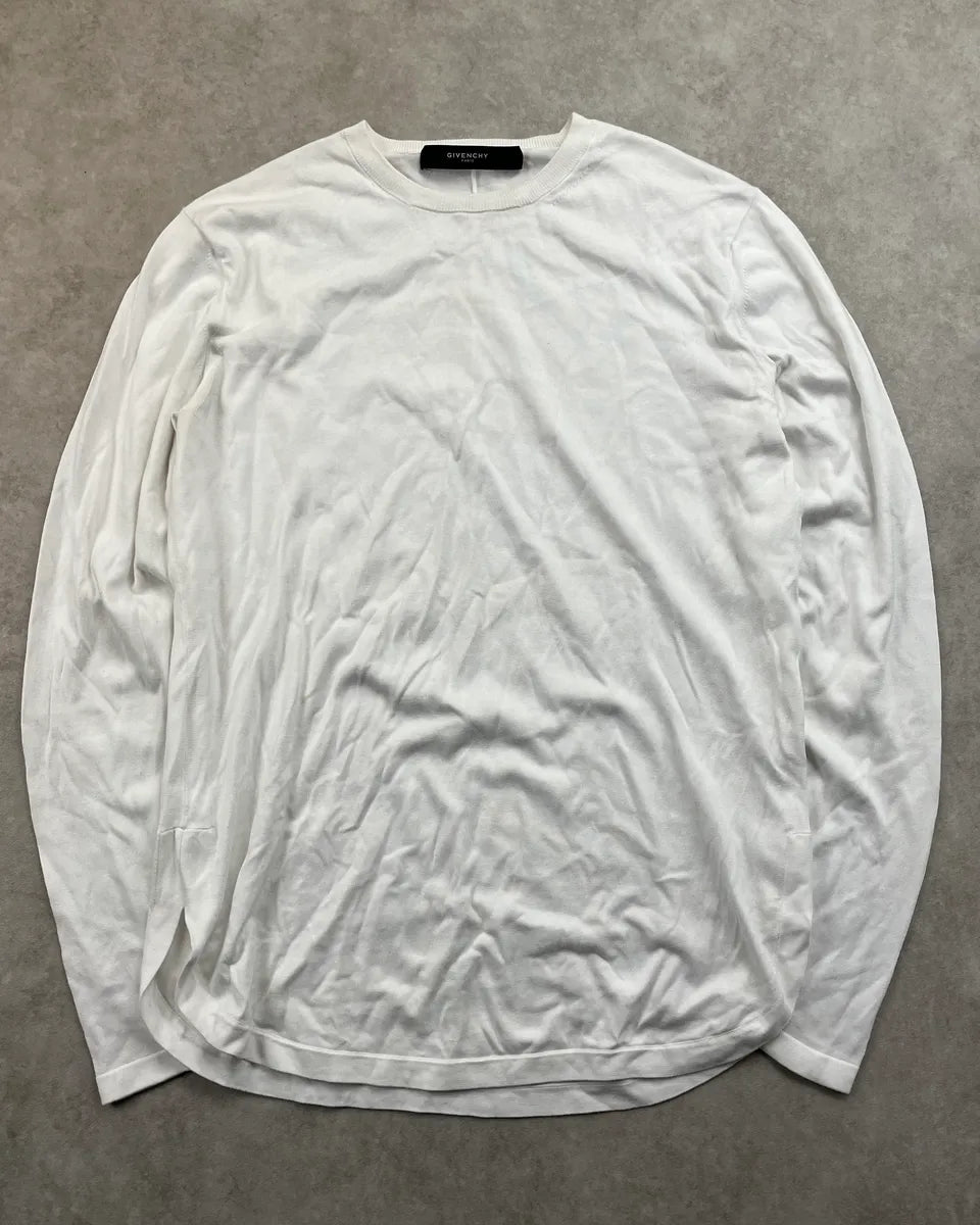 SS2013 Givenchy White Soft Sweater by Riccardo Tisci LlFWJQq 0