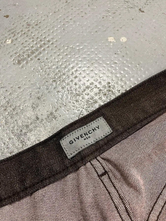 2000s Givenchy Wide Brown Pants VoxUlte 11