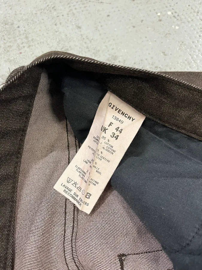 2000s Givenchy Wide Brown Pants VoxUlte 12