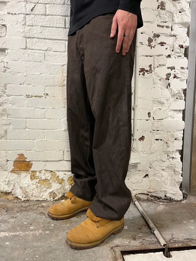 2000s Givenchy Wide Brown Pants VoxUlte 2