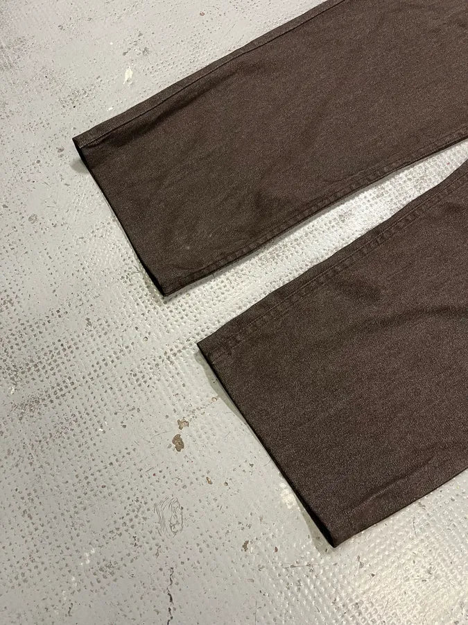 2000s Givenchy Wide Brown Pants VoxUlte 6