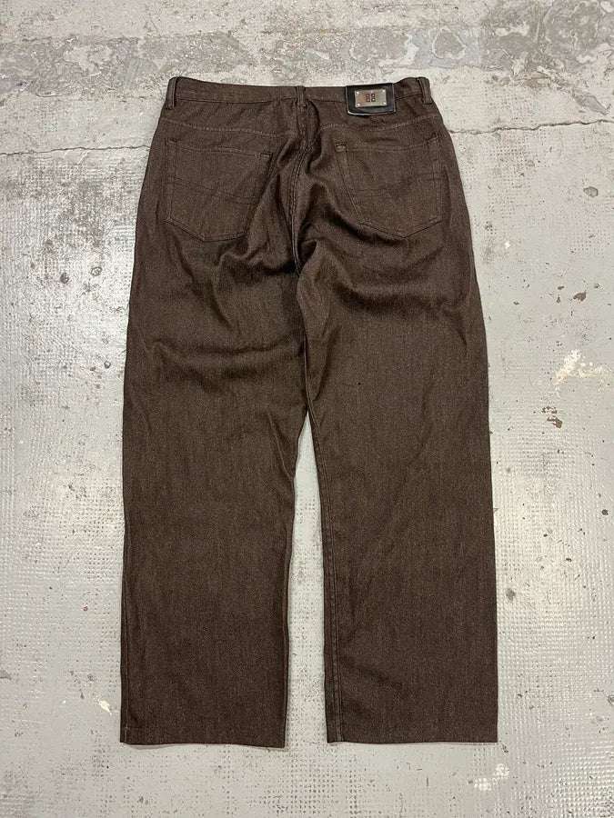 2000s Givenchy Wide Brown Pants VoxUlte 7