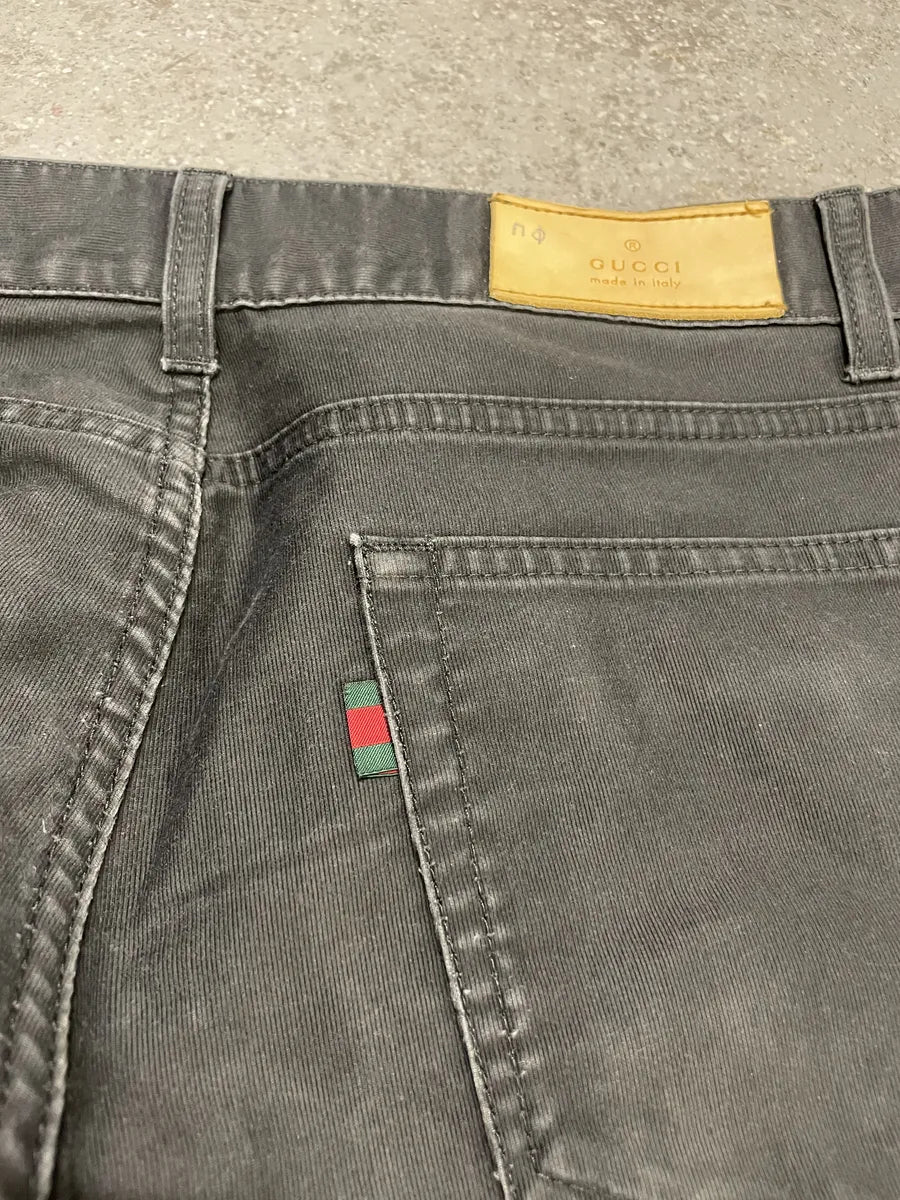 2000s Gucci Archive Italian Dark Pants (M) 8