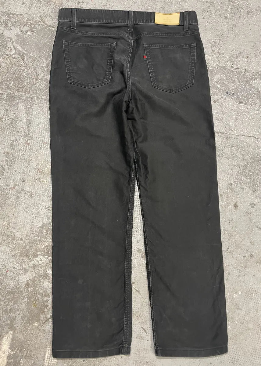 2000s Gucci Archive Italian Dark Pants (M) 3