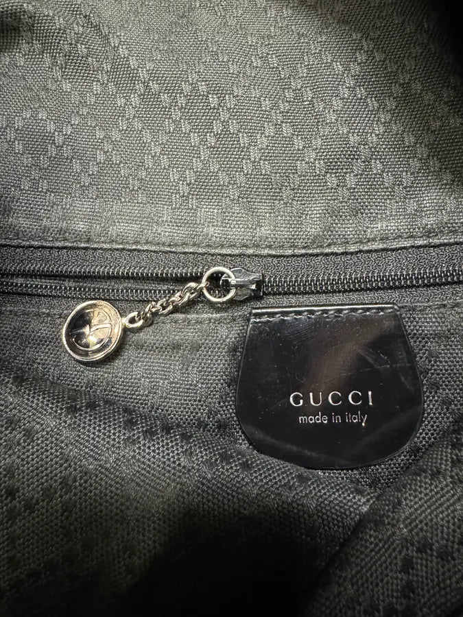 バッグ 2000's GUCCI ONE SHOULDER BAG LEATHER 2000s Gucci Black Leather Junco Small Shoulder Bag – Break Archive