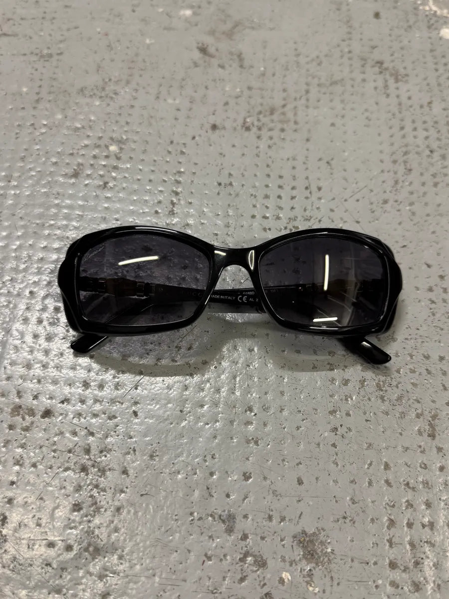 2000s Gucci Bamboo Black Sunglasses HHZBOyl 6