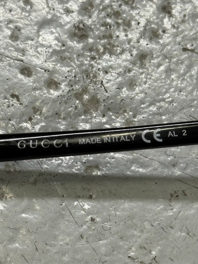 2000s Gucci Bamboo Black Sunglasses HHZBOyl 8