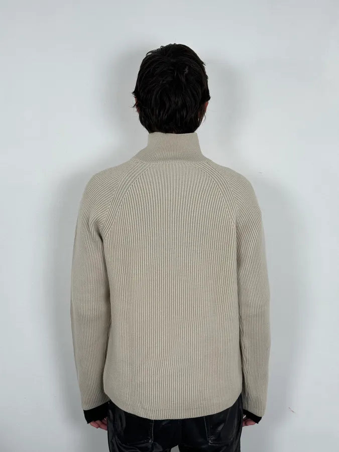 2000s Gucci Beige Buttoned Wool Sweater KMTfrhx 2