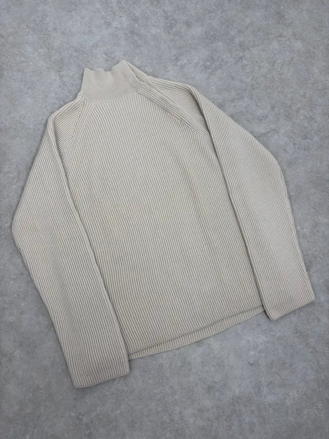 2000s Gucci Beige Buttoned Wool Sweater KMTfrhx 3