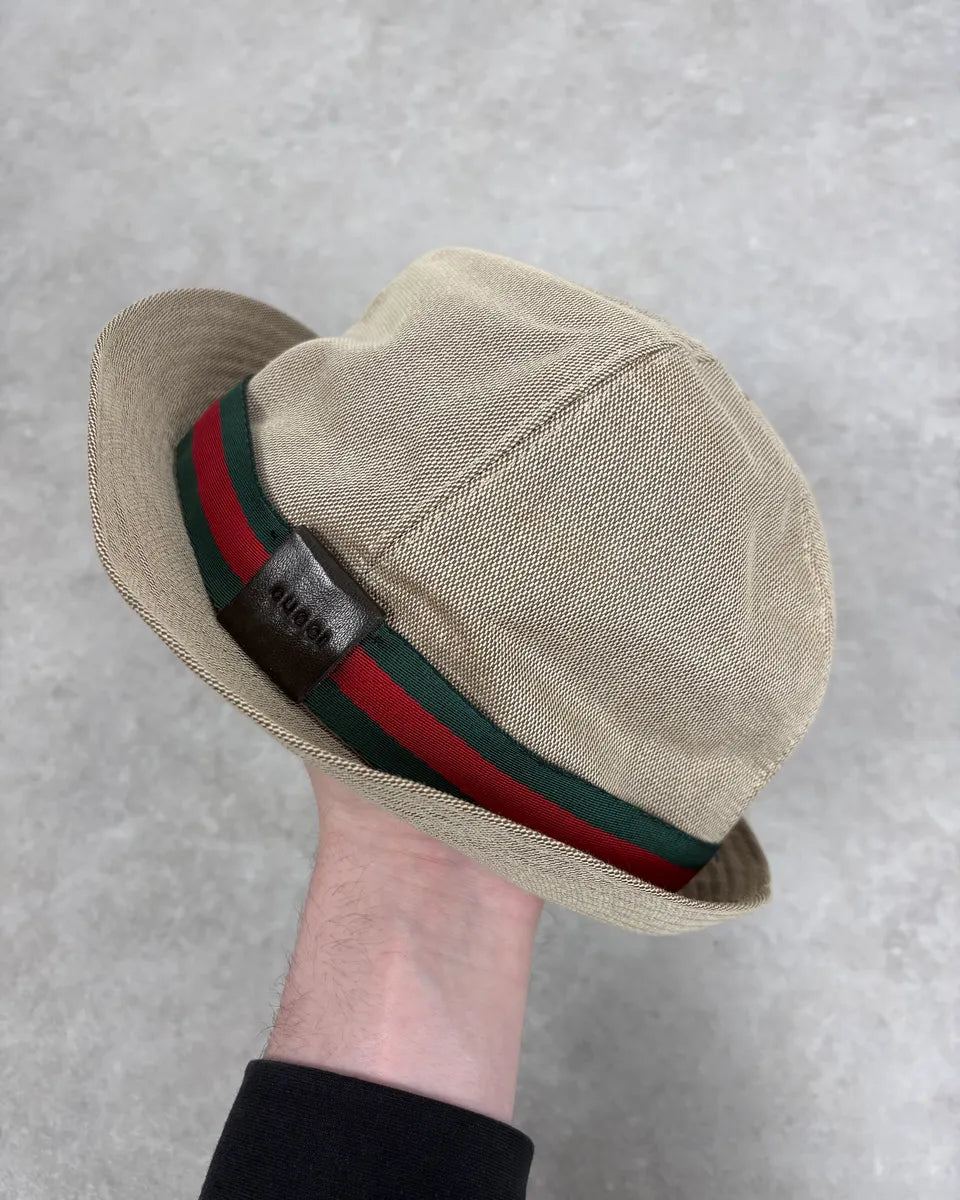 2000s Gucci Beige Canvas Hat niunscE 1