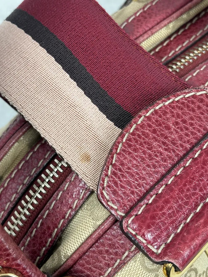 SS2009 Gucci Red & Beige Monogram Heritage Bag by Frida Giannini dfXuihY 22